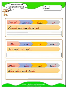 ı sesi Grubu Çalışma Sayfaları